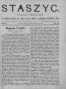 Staszyc: tygodnik obrazkowy dla oświaty i rozrywki, oraz mający na celu zachętę do zamiłowania oszczędności i pracy 1889.03.23 R.1 Nr12