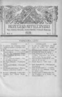 Przegląd Artyleryjski: organ artylerji, uzbrojenia, artylerji morskiej i przemysłu wojennego 1928 luty R.6 Nr2