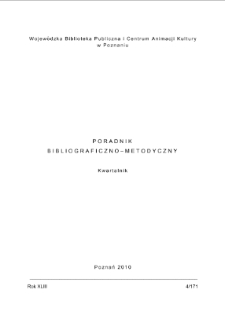 Poradnik Bibliograficzno-Metodyczny : 2010 z.4