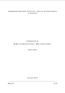 Poradnik Bibliograficzno-Metodyczny : 2011 .4
