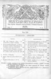 Przegląd Artyleryjski: organ artylerji, uzbrojenia, artylerji morskiej i przemysłu wojennego 1929 kwiecień R.7 T.8 Nr4