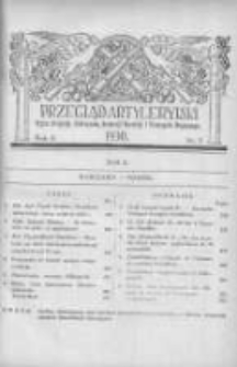 Przegląd Artyleryjski: organ artylerji, uzbrojenia, artylerji morskiej i przemysłu wojennego 1930 marzec R.8 T.10 Nr3
