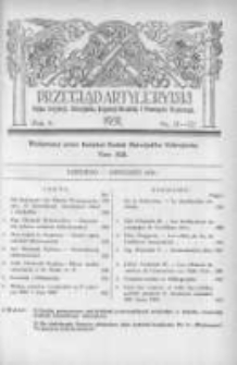 Przegląd Artyleryjski: organ artylerji, uzbrojenia, artylerji morskiej i przemysłu wojennego 1931 listopad/grudzień R.9 T.13 Nr11/12