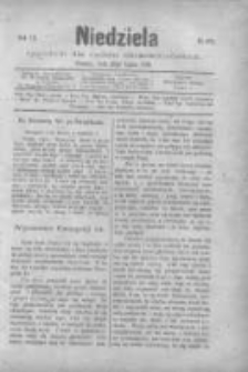 Niedziela: tygodnik dla rodzin chrześcijańskich 1883.07.29 R.9 Nr461