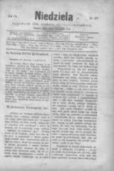 Niedziela: tygodnik dla rodzin chrześcijańskich 1883.11.18 R.9 Nr477