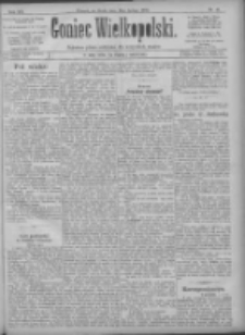 Goniec Wielkopolski: najtańsze pismo codzienne dla wszystkich stan&oacute;w 1896.02.19 R.20 Nr41