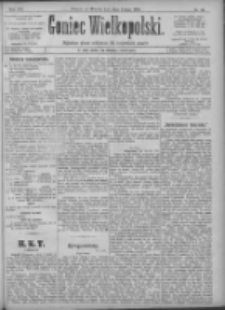 Goniec Wielkopolski: najtańsze pismo codzienne dla wszystkich stan&oacute;w 1896.02.25 R.20 Nr46+dodatki