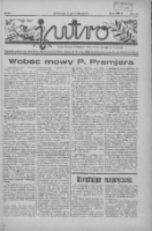 Jutro: organ Związku Weteran&oacute;w Powstań Narodowych R.P. 1914/19: tygodnik poświęcony aktualnym zagadnieniom polskim, oparty na ideologji niepodległościowej i powstańczej Polski Zachodniej 1936.12.06 R.1 Nr14