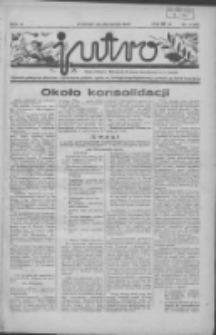 Jutro: organ Związku Weteran&oacute;w Powstań Narodowych R.P. 1914/19: tygodnik poświęcony aktualnym zagadnieniom polskim, oparty na ideologji niepodległościowej i powstańczej Polski Zachodniej 1937.01.24 R.2 Nr4(21)