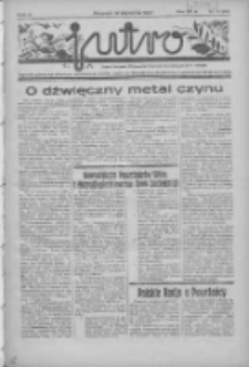 Jutro: organ Związku Weteran&oacute;w Powstań Narodowych R.P. 1914/19: tygodnik poświęcony aktualnym zagadnieniom polskim, oparty na ideologji niepodległościowej i powstańczej Polski Zachodniej 1937.01.31 R.2 Nr5(22)