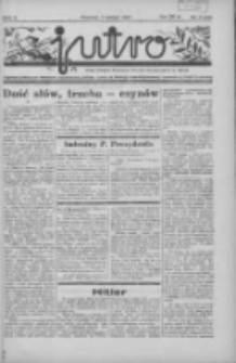 Jutro: organ Związku Weteran&oacute;w Powstań Narodowych R.P. 1914/19: tygodnik poświęcony aktualnym zagadnieniom polskim, oparty na ideologji niepodległościowej i powstańczej Polski Zachodniej 1937.02.07 R.2 Nr6(23)