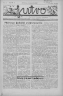 Jutro: organ Związku Weteran&oacute;w Powstań Narodowych R.P. 1914/19: tygodnik poświęcony aktualnym zagadnieniom polskim, oparty na ideologji niepodległościowej i powstańczej Polski Zachodniej 1937.09.05 R.2 Nr36(53)