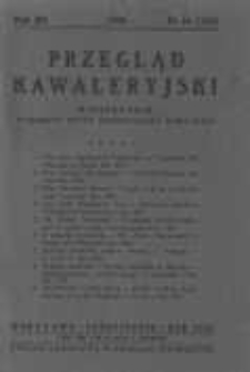 Przegląd Kawaleryjski 1935 październik R.12 Nr10(120)