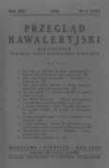 Przegląd Kawaleryjski 1936 sierpień R.13 Nr8(130)