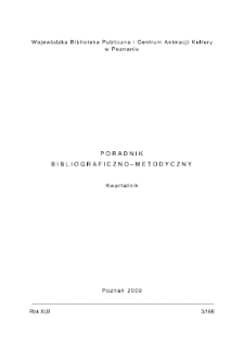 Poradnik Bibliograficzno-Metodyczny : 2009 z.3