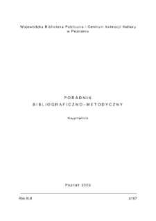 Poradnik Bibliograficzno-Metodyczny : 2009 z.4