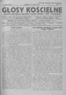 Głosy Kościelne. 1931 nr11