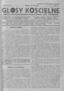 Głosy Kościelne. 1931 nr21