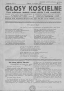 Głosy Kościelne. 1936 nr1