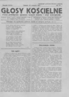 Głosy Kościelne. 1936 nr18