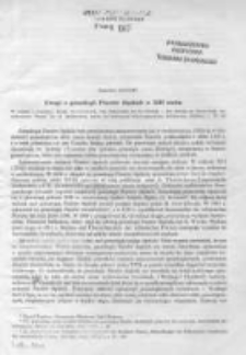 Uwagi o genealogii Piastów śląskich w XIII wieku