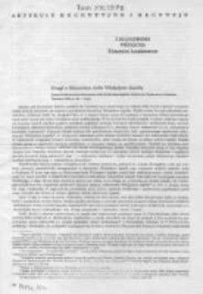 Uwagi o itinerarium króla Władysława Jagiełły