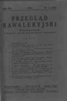 Przegląd Kawaleryjski 1937 styczeń R.14 Nr1(135)