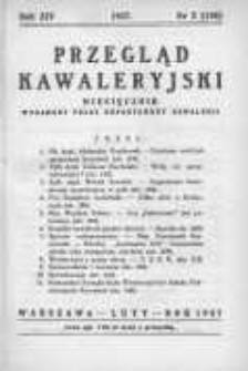 Przegląd Kawaleryjski 1937 luty R.14 Nr2(136)