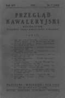 Przegląd Kawaleryjski 1937 wrzesień R.14 Nr9(143)