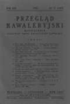 Przegląd Kawaleryjski 1937 listopad R.14 Nr11(145)