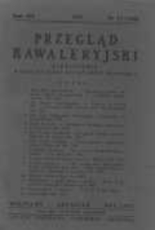 Przegląd Kawaleryjski 1937 grudzień R.14 Nr12(146)