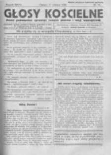 Głosy Kościelne. 1938 nr11
