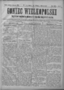 Goniec Wielkopolski: najtańsze i najstarsze pismo codzienne dla wszystkich stan&oacute;w 1901.01.04 R.25 Nr3