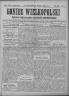 Goniec Wielkopolski: najtańsze i najstarsze pismo codzienne dla wszystkich stan&oacute;w 1901.01.08 R.25 Nr6