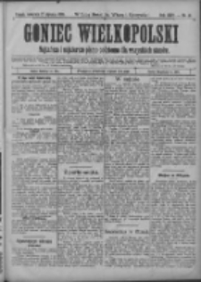 Goniec Wielkopolski: najtańsze i najstarsze pismo codzienne dla wszystkich stan&oacute;w 1901.01.17 R.25 Nr14