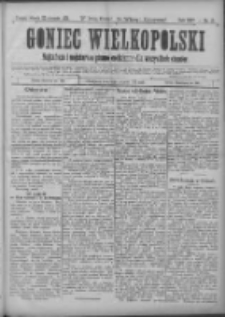 Goniec Wielkopolski: najtańsze i najstarsze pismo codzienne dla wszystkich stan&oacute;w 1901.01.22 R.25 Nr18
