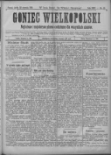 Goniec Wielkopolski: najtańsze i najstarsze pismo codzienne dla wszystkich stan&oacute;w 1901.01.23 R.25 Nr19