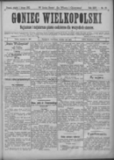 Goniec Wielkopolski: najtańsze i najstarsze pismo codzienne dla wszystkich stan&oacute;w 1901.02.01 R.25 Nr27