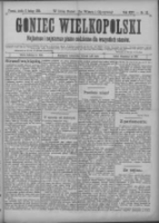 Goniec Wielkopolski: najtańsze i najstarsze pismo codzienne dla wszystkich stan&oacute;w 1901.02.06 R.25 Nr30