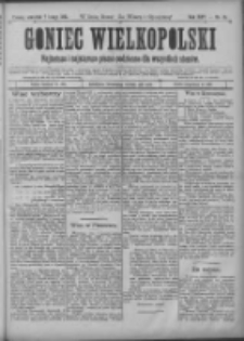 Goniec Wielkopolski: najtańsze i najstarsze pismo codzienne dla wszystkich stan&oacute;w 1901.02.07 R.25 Nr31