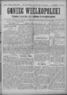 Goniec Wielkopolski: najtańsze i najstarsze pismo codzienne dla wszystkich stan&oacute;w 1901.02.10 R.25 Nr34