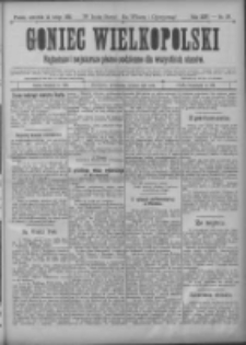 Goniec Wielkopolski: najtańsze i najstarsze pismo codzienne dla wszystkich stan&oacute;w 1901.02.14 R.25 Nr37