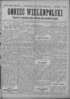 Goniec Wielkopolski: najtańsze i najstarsze pismo codzienne dla wszystkich stan&oacute;w 1901.02.15 R.25 Nr38