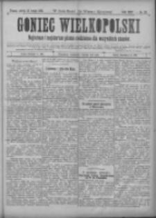 Goniec Wielkopolski: najtańsze i najstarsze pismo codzienne dla wszystkich stan&oacute;w 1901.02.16 R.25 Nr39