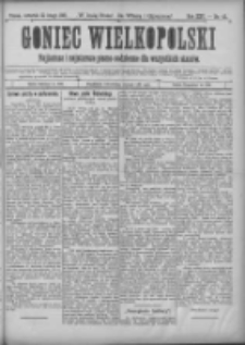 Goniec Wielkopolski: najtańsze i najstarsze pismo codzienne dla wszystkich stan&oacute;w 1901.02.21 R.25 Nr43