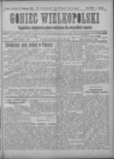 Goniec Wielkopolski: najtańsze i najstarsze pismo codzienne dla wszystkich stan&oacute;w 1901.04.21 R.25 Nr92