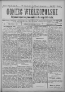 Goniec Wielkopolski: najtańsze i najstarsze pismo codzienne dla wszystkich stan&oacute;w 1901.05.14 R.25 Nr110