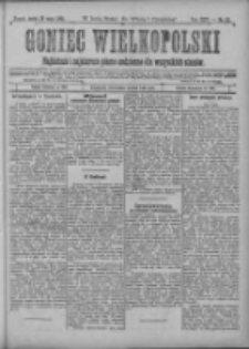 Goniec Wielkopolski: najtańsze i najstarsze pismo codzienne dla wszystkich stan&oacute;w 1901.05.29 R.25 Nr121