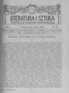 Literatura i Sztuka. Dodatek do Dziennika Poznańskiego. 1913 R.5 nr10