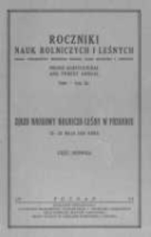 Roczniki Nauk Rolniczych i Leśnych. T. XL. 1937. Część pierwsza